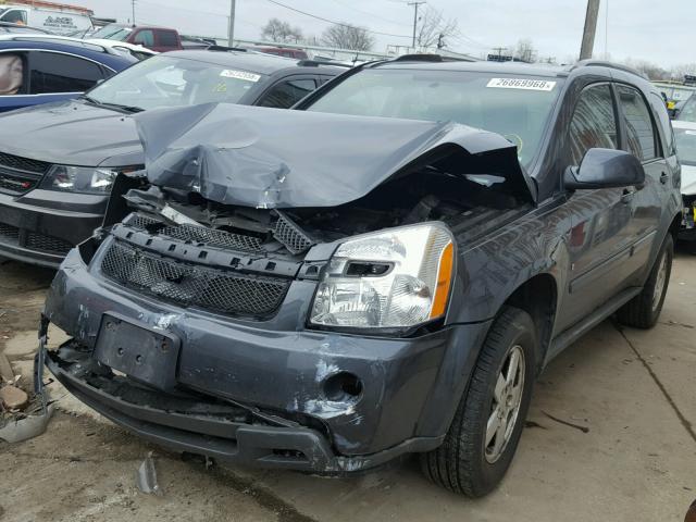 2CNDL33F296205927 - 2009 CHEVROLET EQUINOX LT CHARCOAL photo 2