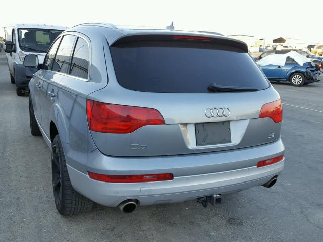 WA1BV74L07D083921 - 2007 AUDI Q7 4.2 QUA CHARCOAL photo 3