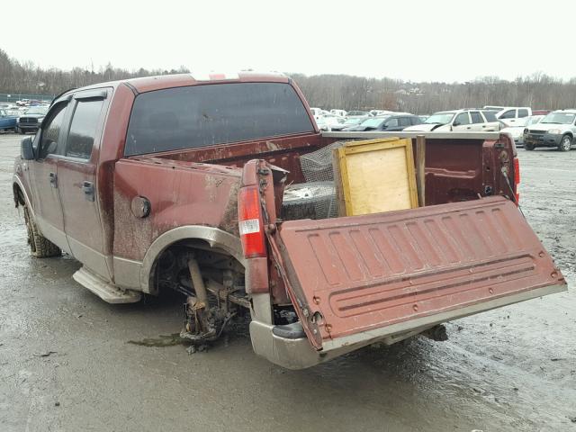 1FTPW14536KC02448 - 2006 FORD F150 SUPER BROWN photo 3