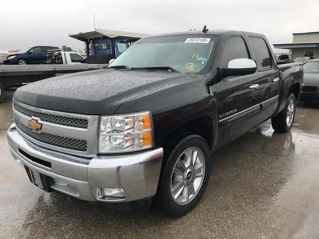 3GCPCSE08CG286657 - 2012 CHEVROLET SILVERADO BLACK photo 2