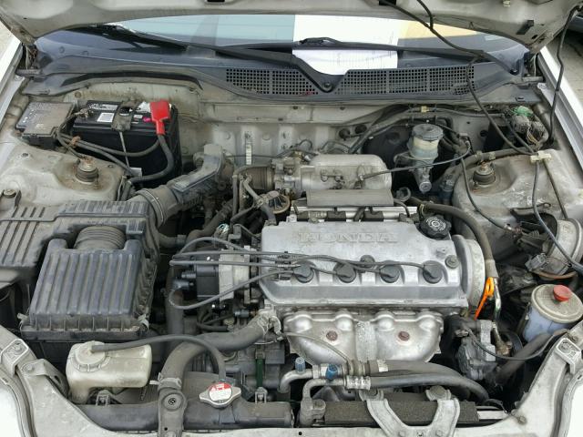 1HGEN1643YL000674 - 2000 HONDA CIVIC GX SILVER photo 7