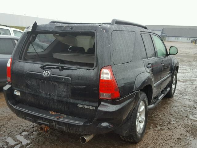 JTEBU14R660081764 - 2006 TOYOTA 4RUNNER SR BLACK photo 4