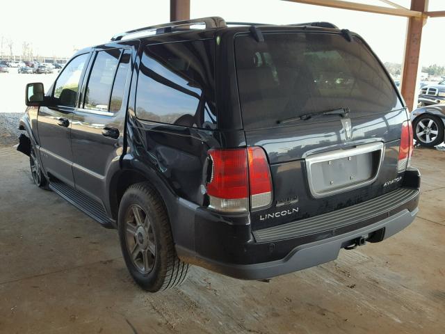 5LMEU68H65ZJ29928 - 2005 LINCOLN AVIATOR BLACK photo 3