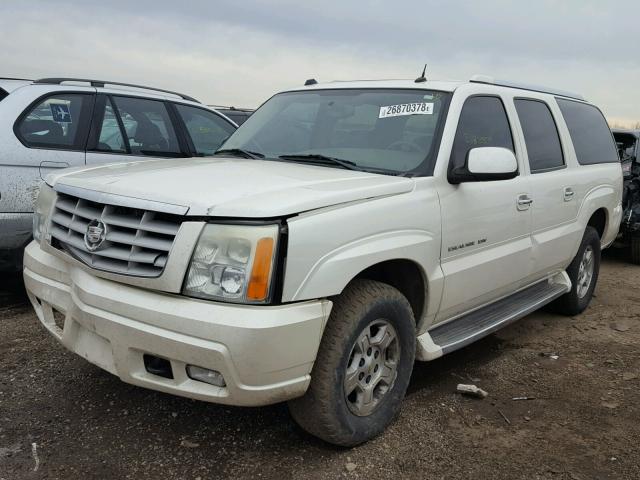 3GYFK66N24G251219 - 2004 CADILLAC ESCALADE E WHITE photo 2