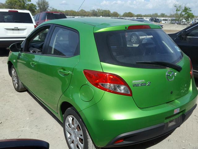 JM1DE1KZ9D0157102 - 2013 MAZDA MAZDA2 GREEN photo 3