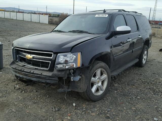 1GNFK16348R213933 - 2008 CHEVROLET SUBURBAN K BLACK photo 2