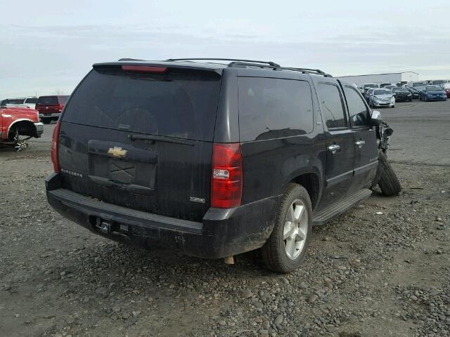 1GNFK16348R213933 - 2008 CHEVROLET SUBURBAN K BLACK photo 4