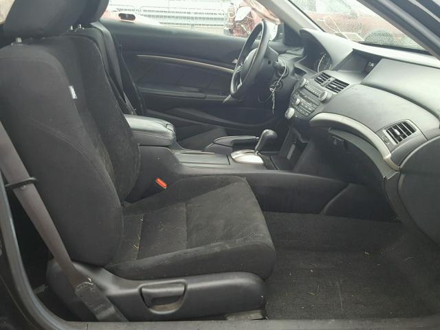 1HGCS12789A009741 - 2009 HONDA ACCORD EX BLACK photo 5