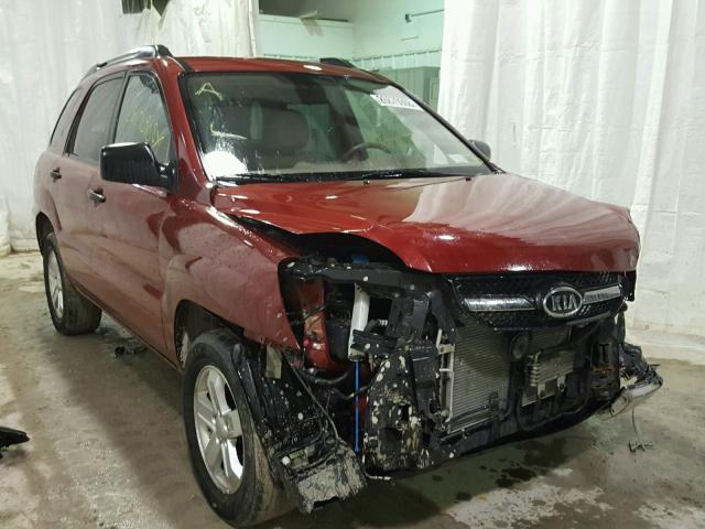 KNDJE723697611970 - 2009 KIA SPORTAGE L RED photo 1