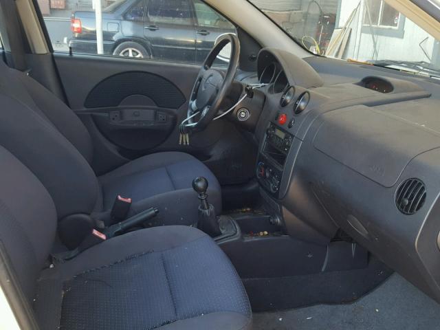 KL1TD566X6B640344 - 2006 CHEVROLET AVEO BASE Gri fotoğraf 5