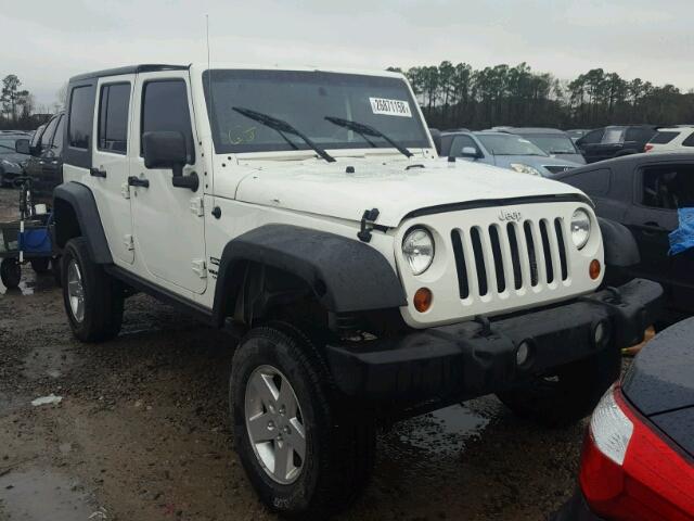 1J4BA3H13AL216150 - 2010 JEEP WRANGLER U WHITE photo 1