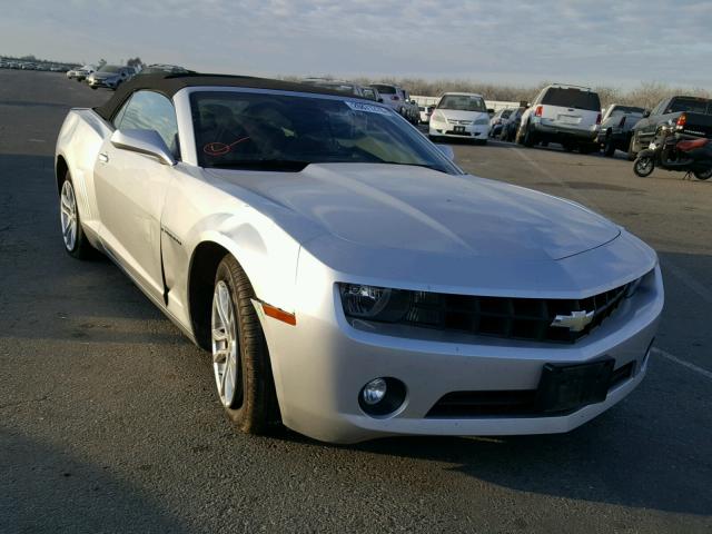 2G1FB3D34D9116154 - 2013 CHEVROLET CAMARO LT SILVER photo 1