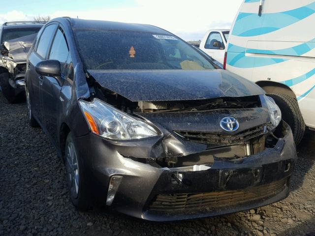 JTDZN3EU2D3213266 - 2013 TOYOTA PRIUS V GRAY photo 1