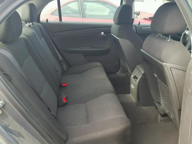 1G1ZH57BX84257250 - 2008 CHEVROLET MALIBU 1LT გრაფიტი ფოტო 6