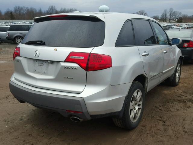 2HNYD28307H546671 - 2007 ACURA MDX TECHNO SILVER photo 4