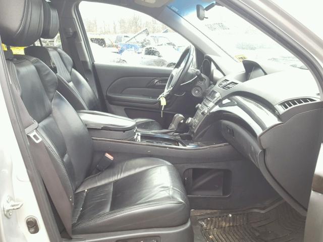 2HNYD28307H546671 - 2007 ACURA MDX TECHNO SILVER photo 5