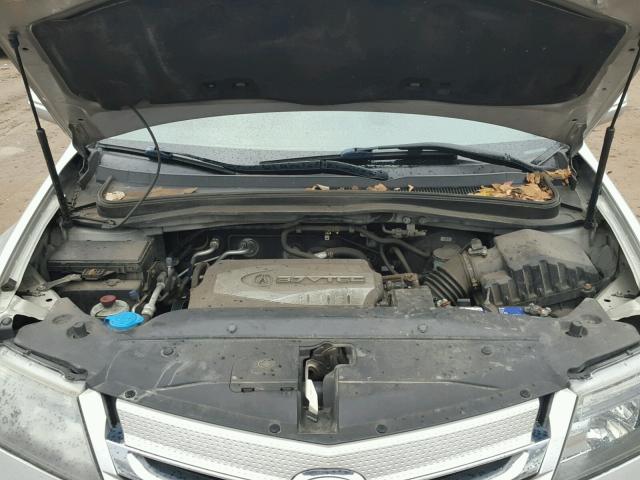 2HNYD28307H546671 - 2007 ACURA MDX TECHNO SILVER photo 7