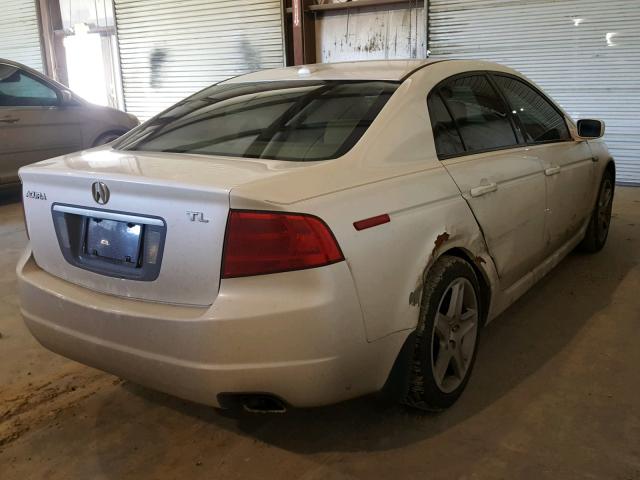 19UUA66246A040645 - 2006 ACURA 3.2TL WHITE photo 4