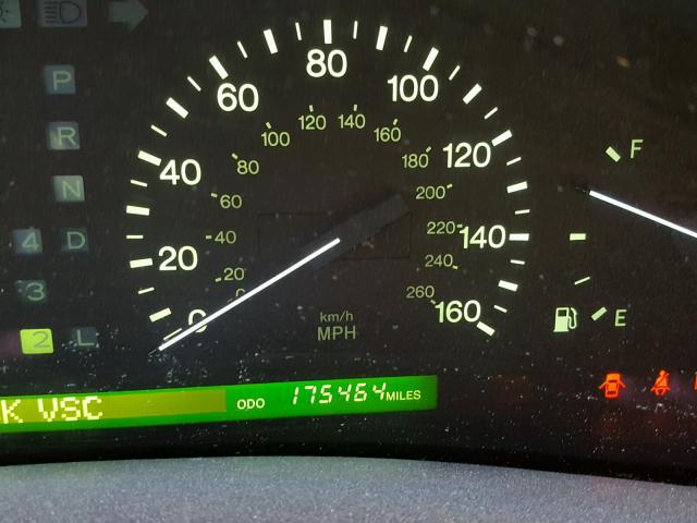 JT8BH28F8W0116382 - 1998 LEXUS LS 400 GREEN photo 8