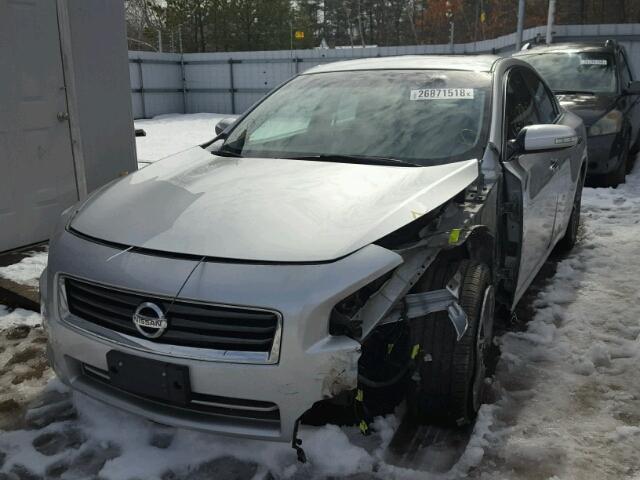 1N4AA5AP7CC841526 - 2012 NISSAN MAXIMA S SILVER photo 2