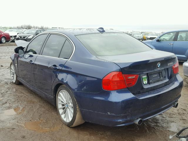 WBAPL5C52BA918837 - 2011 BMW 335 XI BLUE photo 3