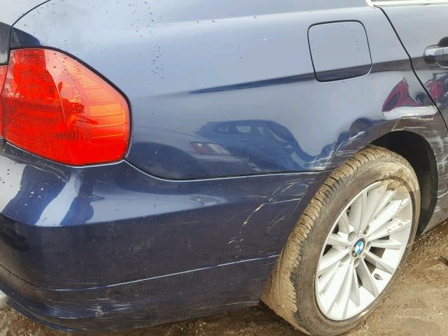 WBAPL5C52BA918837 - 2011 BMW 335 XI BLUE photo 9