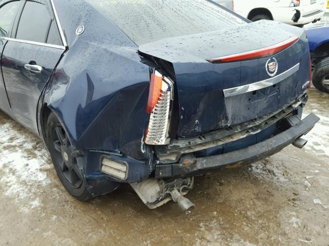 1G6DG577480137261 - 2008 CADILLAC CTS BLUE photo 9