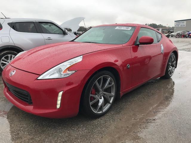 JN1AZ4EH5EM636738 - 2014 NISSAN 370Z BASE RED photo 2