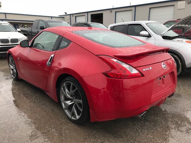 JN1AZ4EH5EM636738 - 2014 NISSAN 370Z BASE RED photo 3