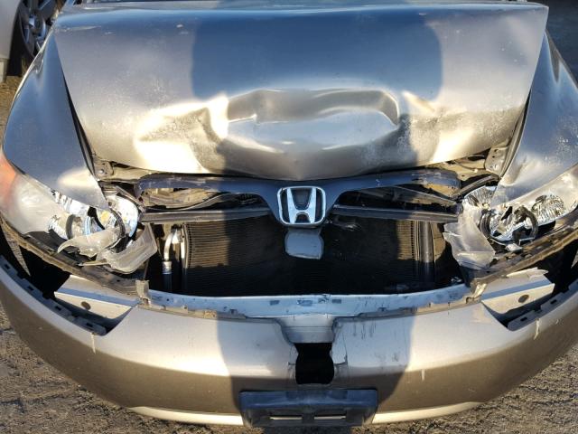 2HGFG11807H577974 - 2007 HONDA CIVIC EX GRAY photo 7