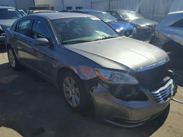 1C3CCBBB0DN570186 - 2013 CHRYSLER 200 TOURIN GRAY photo 1