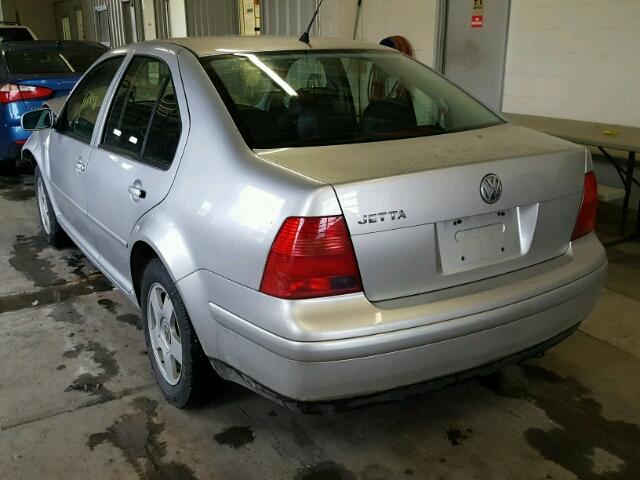 3VWSC29M2YM184638 - 2000 VOLKSWAGEN JETTA GLS GRAY photo 3