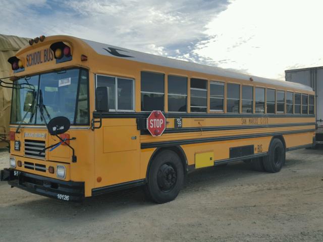 1BAAHCPA63F210126 - 2003 BLUE BIRD SCHOOL BUS YELLOW photo 2