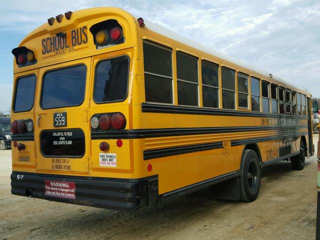 1BAAHCPA63F210126 - 2003 BLUE BIRD SCHOOL BUS YELLOW photo 4