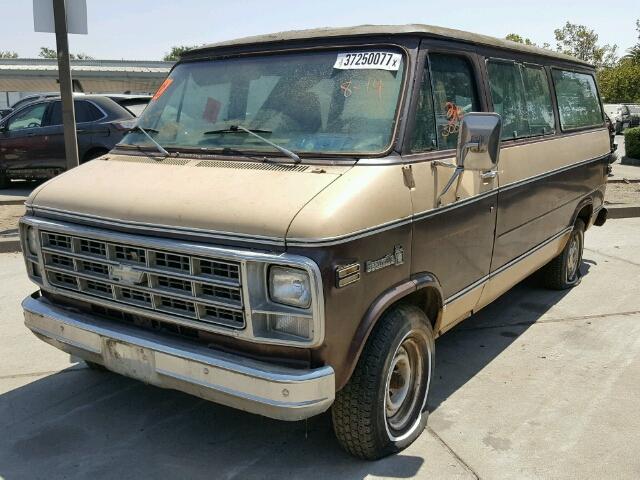 CGL268U144139 - 1978 CHEVROLET VAN TWO TONE photo 2