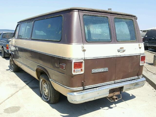 CGL268U144139 - 1978 CHEVROLET VAN TWO TONE photo 3