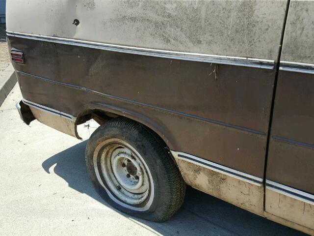 CGL268U144139 - 1978 CHEVROLET VAN TWO TONE photo 9