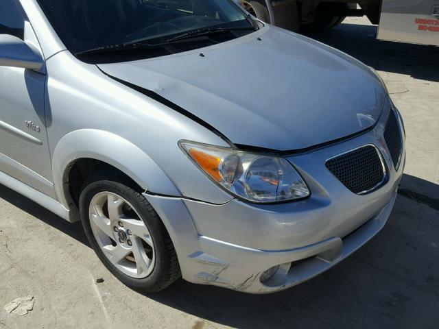 5Y2SL65837Z412985 - 2007 PONTIAC VIBE SILVER photo 9