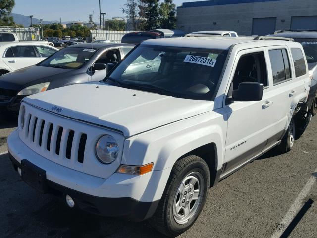 1C4NJPBA3DD245942 - 2013 JEEP PATRIOT SP WHITE photo 2