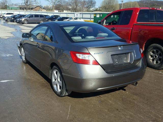 2HGFG12846H533800 - 2006 HONDA CIVIC EX ნაცრისფერი ფოტო 3