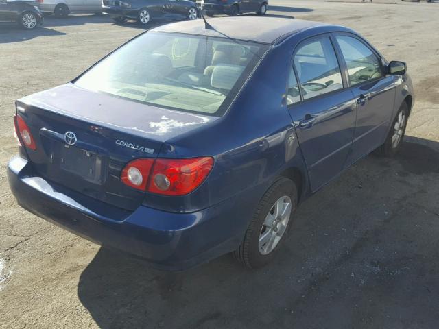 1NXBR30E65Z399455 - 2005 TOYOTA COROLLA CE BLUE photo 4