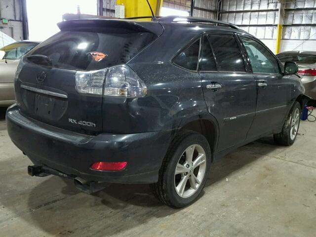 JTJHW31U482858038 - 2008 LEXUS RX 400H CHARCOAL photo 4