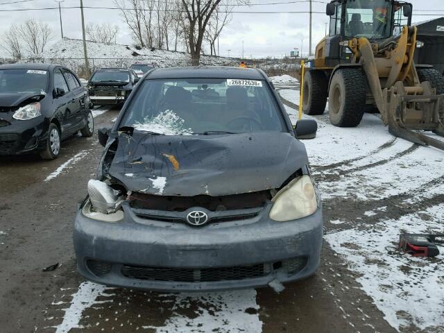 JTDBT123730296278 - 2003 TOYOTA ECHO BLACK photo 9