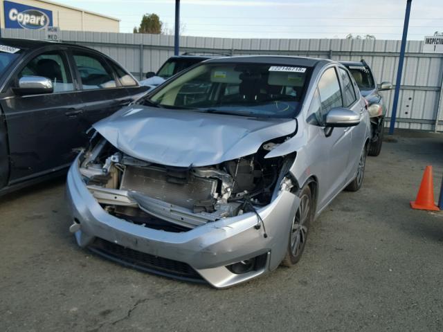 3HGGK5H80FM762302 - 2015 HONDA FIT EX SILVER photo 2