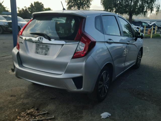 3HGGK5H80FM762302 - 2015 HONDA FIT EX SILVER photo 4