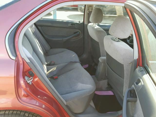 1HGEJ6609TL038392 - 1996 HONDA CIVIC LX PINK photo 6