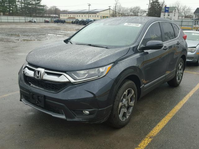 2HKRW2H58HH609756 - 2017 HONDA CR-V EX CHARCOAL photo 2