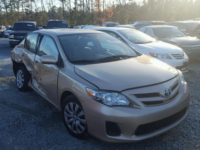 2T1BU4EE4CC781852 - 2012 TOYOTA COROLLA BA GOLD photo 1