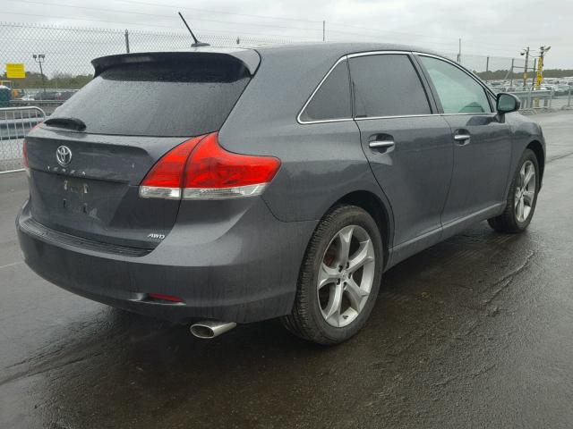 4T3BK3BB6AU032127 - 2010 TOYOTA VENZA BASE GRAY photo 4