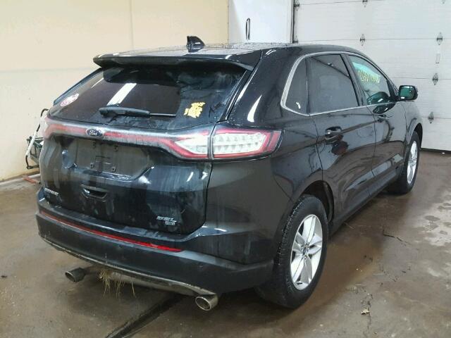 2FMTK4J88FBB44949 - 2015 FORD EDGE SEL GRAY photo 4